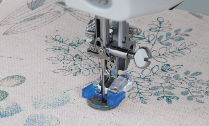 Button sewing foot